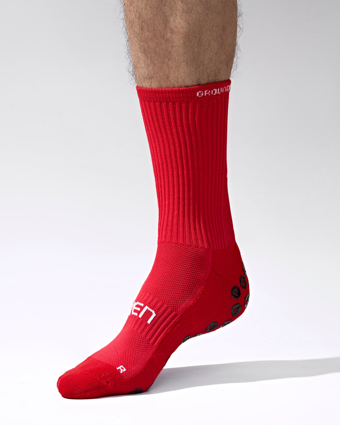 Seven Grip Socks - Red