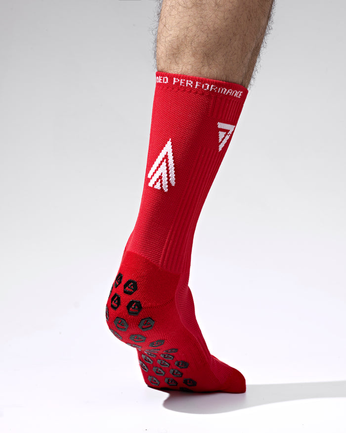 Seven Grip Socks - Red