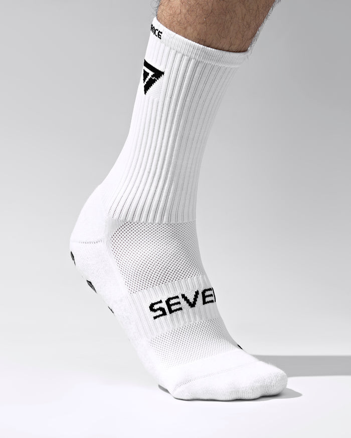 Seven Grip Socks - White