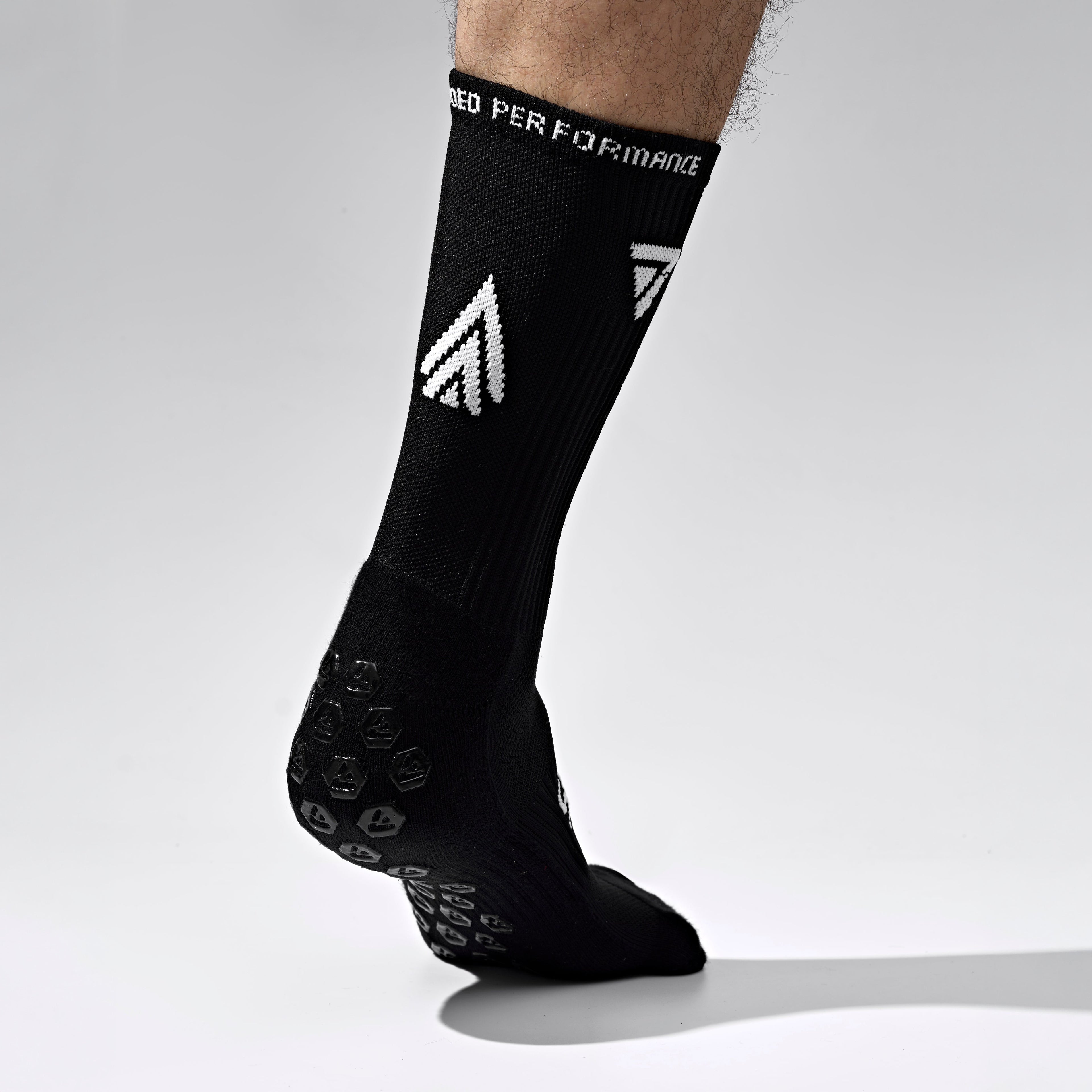 Seven Grip Socks - Black anti-slip grip performance socks Egypt, photo 4