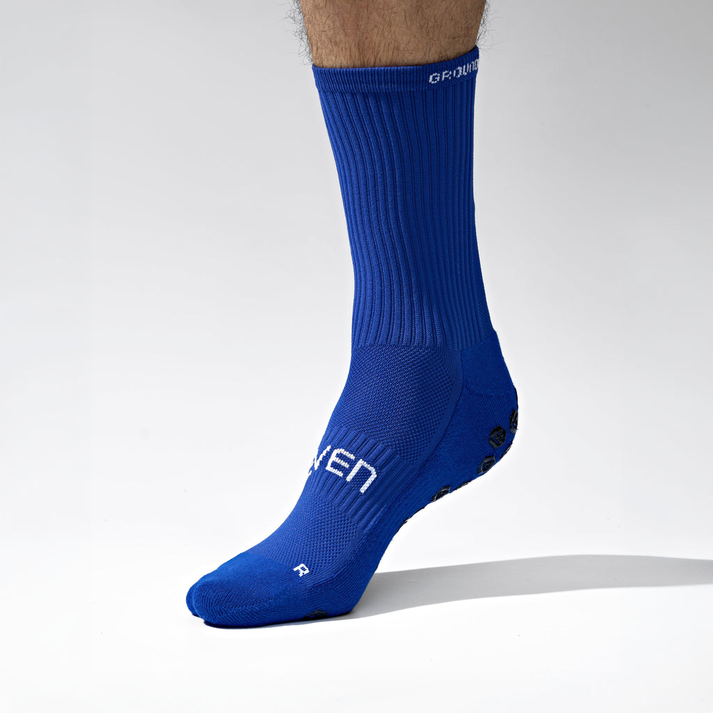 Seven Grip Socks - Blue anti-slip grip performance socks Egypt, photo 2