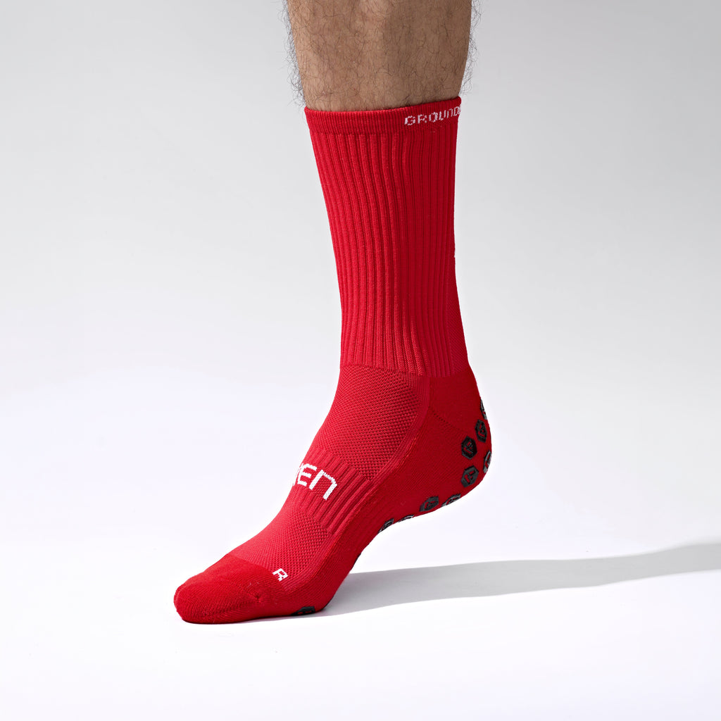 Seven Grip Socks - Red anti-slip grip performance socks Egypt, photo 2