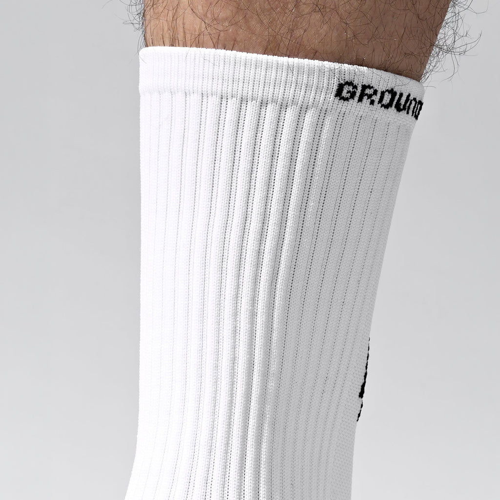 Seven Grip Socks - White anti-slip grip performance socks Egypt, photo 5