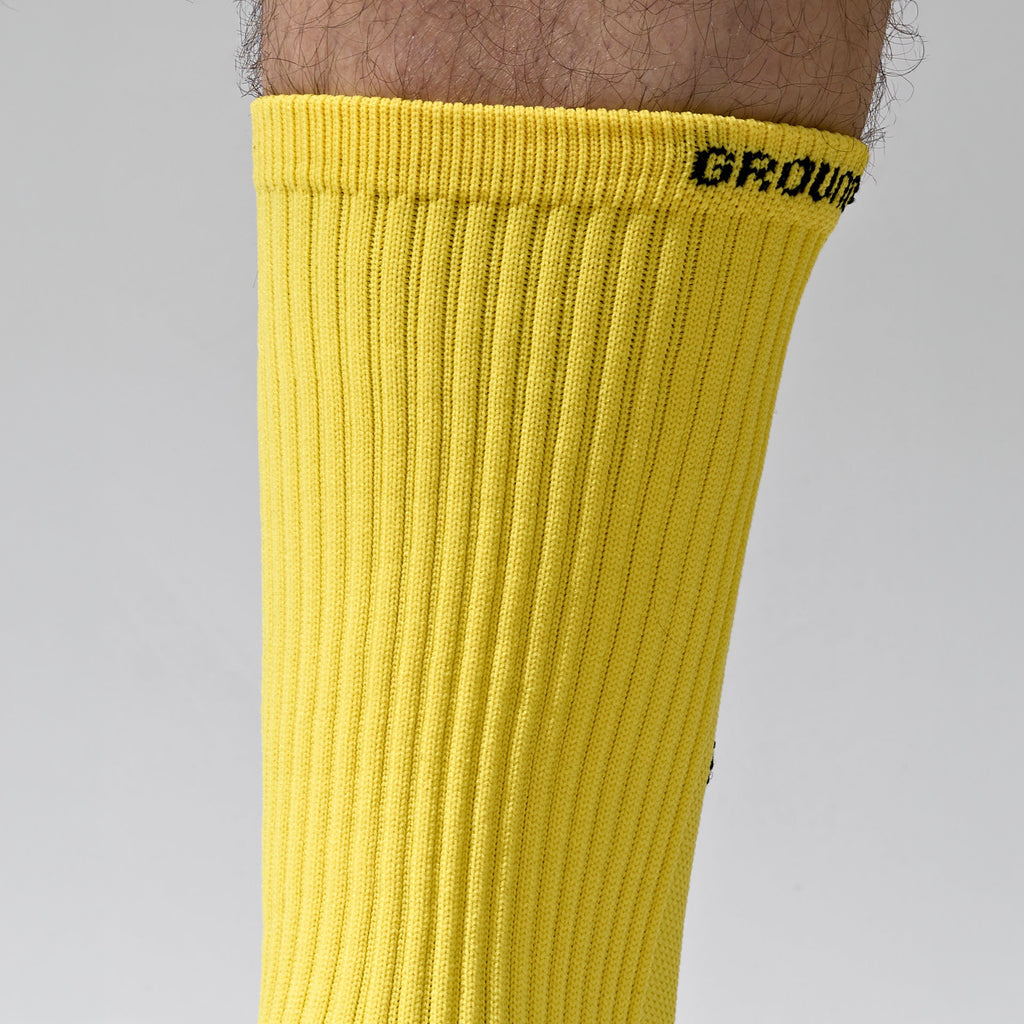 Seven Grip Socks - Yellow anti-slip grip performance socks Egypt, photo 5