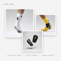Seven Full Layer bundle: white performance socks + Mini Shinpad + Ankle Support